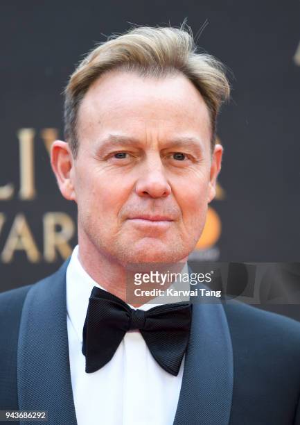 Jason Donovan attends The Olivier Awards with Mastercard at Royal Albert Hall on April 8, 2018 in London, England.