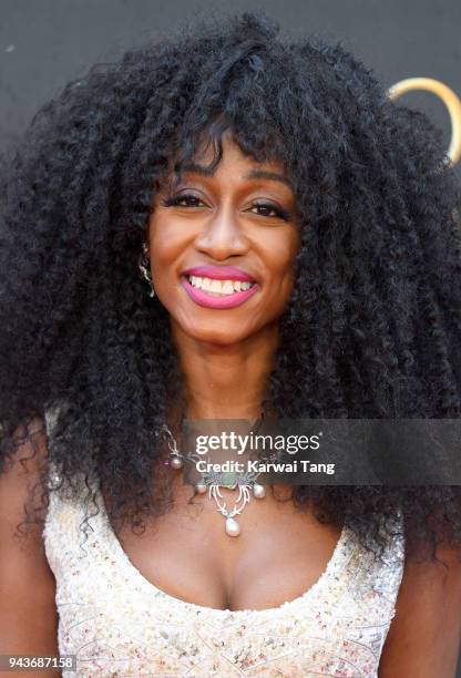 Beverley Knight attends The Olivier Awards with Mastercard at Royal Albert Hall on April 8, 2018 in London, England.