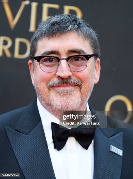 Alfred Molina attends The Olivier Awards with Mastercard at Royal Albert Hall on April 8, 2018 in London, England.