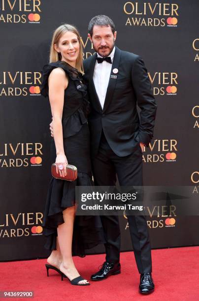 Bertie Carvel attends The Olivier Awards with Mastercard at Royal Albert Hall on April 8, 2018 in London, England.