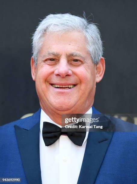 Cameron MacKintosh attends The Olivier Awards with Mastercard at Royal Albert Hall on April 8, 2018 in London, England.