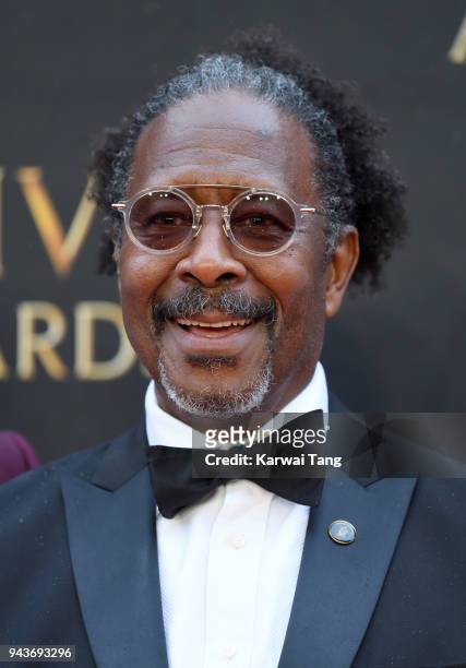 Clarke Peters attends The Olivier Awards with Mastercard at Royal Albert Hall on April 8, 2018 in London, England.