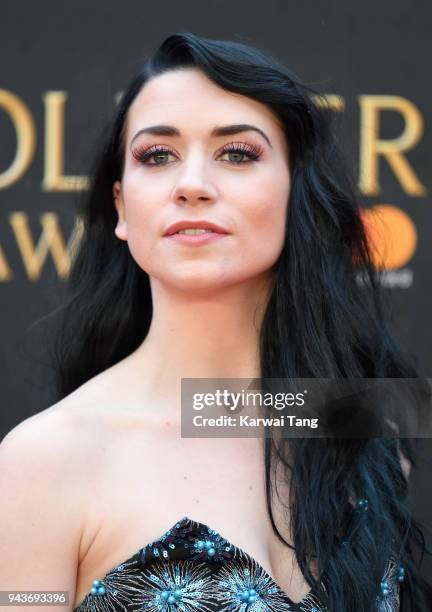 Danielle Hope attends The Olivier Awards with Mastercard at Royal Albert Hall on April 8, 2018 in London, England.