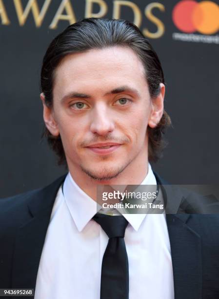 Sergei Polunin attends The Olivier Awards with Mastercard at Royal Albert Hall on April 8, 2018 in London, England.