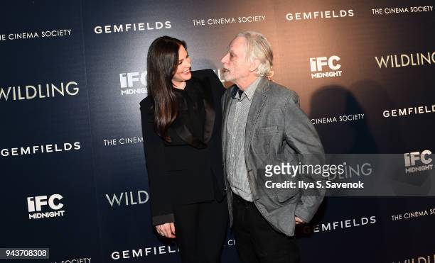 Liv Tyler and Brad Dourif attend "Wildling" New York Screening at iPic Theater on April 8, 2018 in New York City.