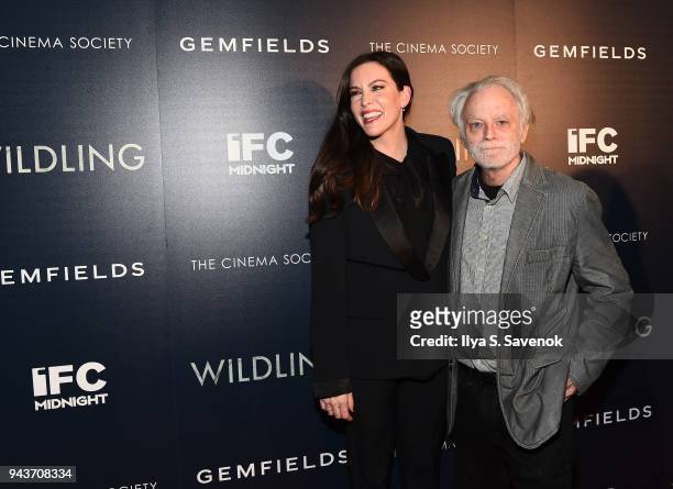 Liv Tyler and Brad Dourif attend "Wildling" New York Screening at iPic Theater on April 8, 2018 in New York City.