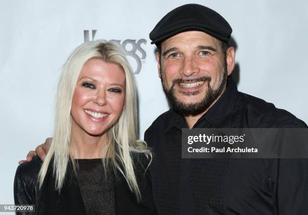 Actress Tara Reid and TV Personality Phillip Bloch attend the release party for Vivica A. Fox's new book "Every Day I'm Hustling" at Rain Bar and...