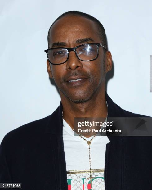 Actor Miguel A. Nunez Jr. Attends the release party for Vivica A. Fox's new book "Every Day I'm Hustling" at Rain Bar and Lounge on April 8, 2018 in...