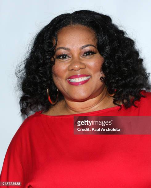 Actress Lela Rochon attends the release party for Vivica A. Fox's new book "Every Day I'm Hustling" at Rain Bar and Lounge on April 8, 2018 in Studio...