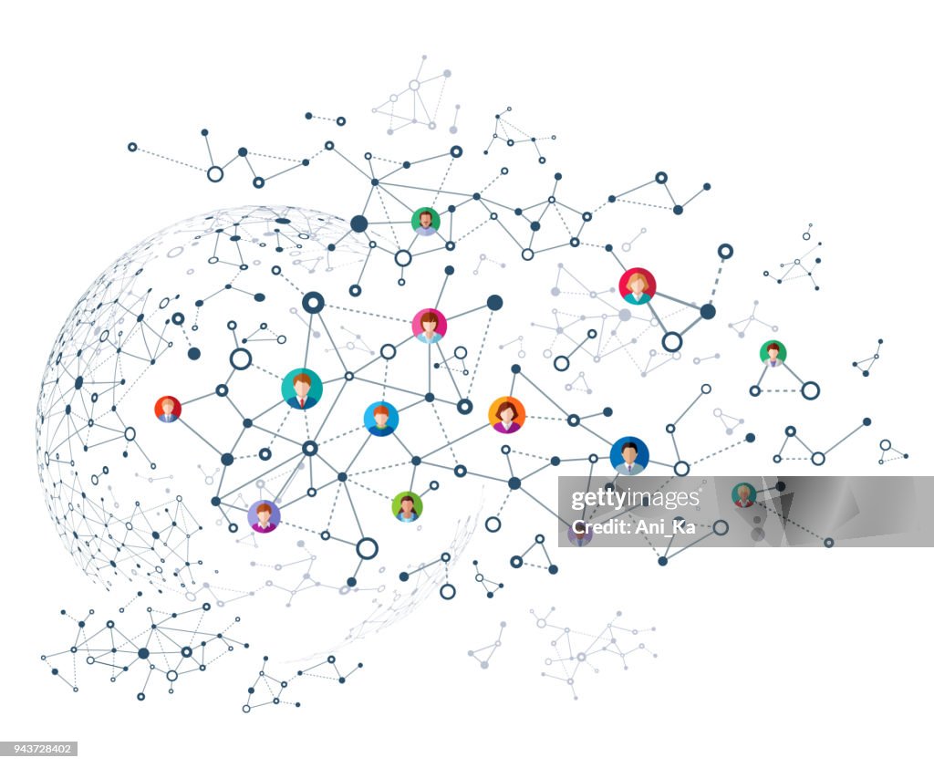 Abstract Network Graphp Abstract Network High-Res Vector Graphic - Getty Images