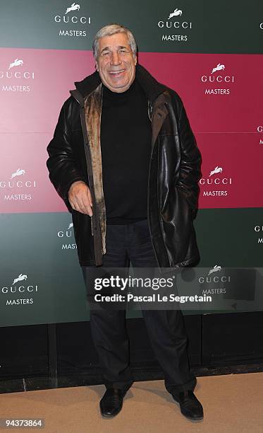 Actor Jean-Pierre Castaldi attends the Gucci Grand Prix, International Jumping Competition presented by Equidia at Paris Nord Villepinte on December...