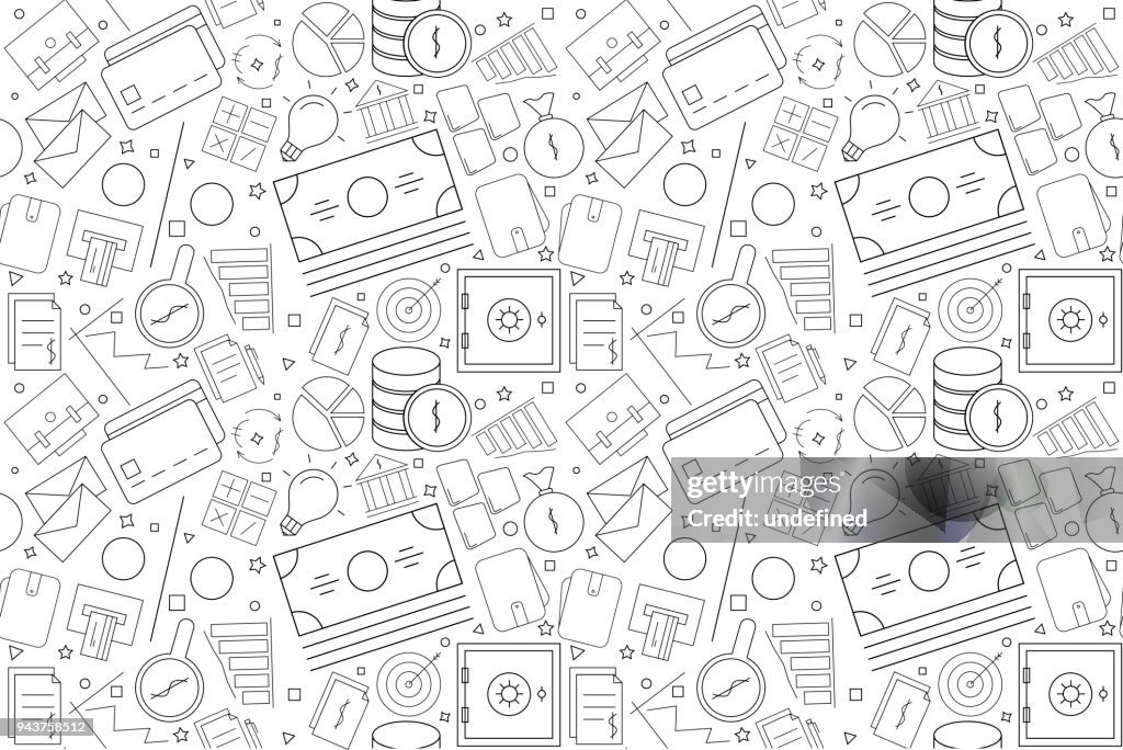 Financial Pattern Defintion Vector Finance Pattern Finance Seamless Background High-Res Vector ...