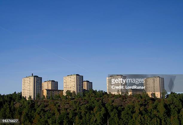 apartment buildings - stockholm bildbanksfoton och bilder