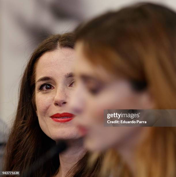 Actress and writer Leticia Dolera and actress and writer Nuria Gago attend the 'Quiereme Siempre' book presentation at Intercontinental hotel on...