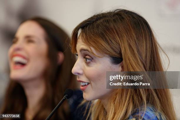 Actress and writer Leticia Dolera and actress and writer Nuria Gago attend the 'Quiereme Siempre' book presentation at Intercontinental hotel on...