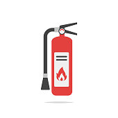 Fire extinguisher icon vector