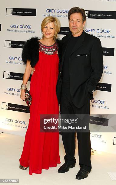 Glynis Barber and Michael Brandon attends the Grey Goose Character & Cocktails winter fundraiser in aid of the Elton John AIDS Foundation at The...