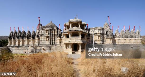 The Jain temple at Ranakpur. The renowned Jain temple at Ranakpur is dedicated to Adinatha in Rajasthan on March 10, 2017 in India.