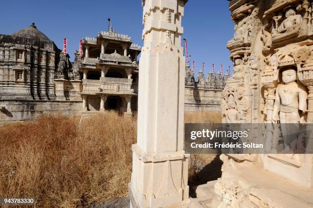 The Jain temple at Ranakpur. The renowned Jain temple at Ranakpur is dedicated to Adinatha in Rajasthan on March 10, 2017 in India.