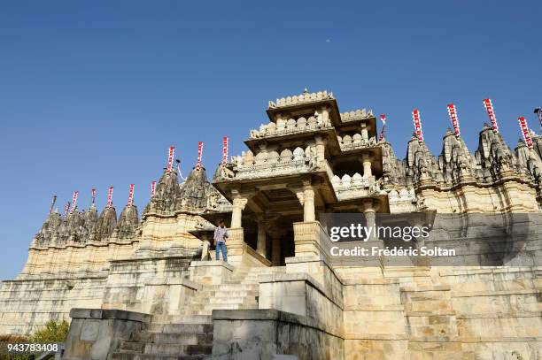 The Jain temple at Ranakpur. The renowned Jain temple at Ranakpur is dedicated to Adinatha in Rajasthan on March 10, 2017 in India.