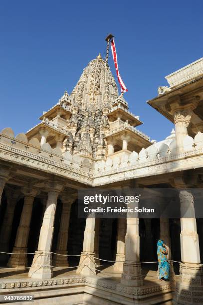 The Jain temple at Ranakpur. The renowned Jain temple at Ranakpur is dedicated to Adinatha in Rajasthan on March 10, 2017 in India.