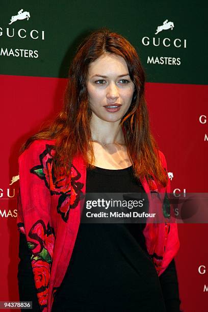 Olga Kurylenko attends the International Gucci Masters Competition - Day 4 at Paris Nord Villepinte on December 13, 2009 in Paris, France.