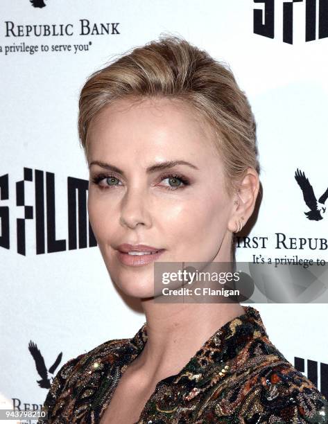 Charlize Theron attends the A Tribute To Charlize Theron: "Tully" during the 2018 San Francisco Film Festival at Castro Theatre on April 8, 2018 in...