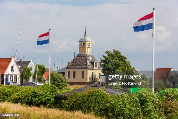 durgerdam is a dyke village on the markermeer near amsterdam - ijsselmeer stock pictures, royalty-free photos & images