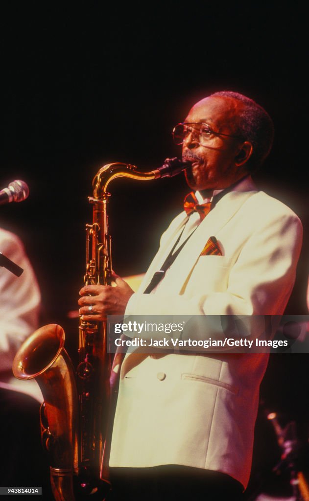 Jimmy Heath performs at the Jazz at the Lincoln Center tribute concert 'Tenor on Top'
