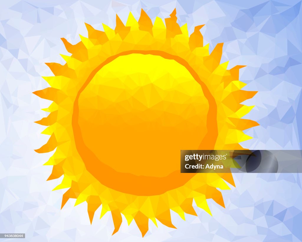 Triangular Sun Triangle Sun High-Res Vector Graphic - Getty Images