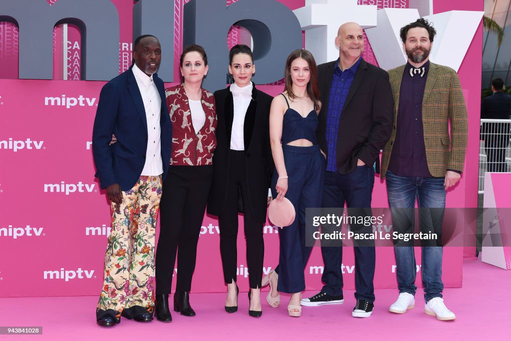 "Aqui En La Tierra" and "Il Cacciatore" Pink Carpet Arrivals - The 1st Cannes International Series Festival