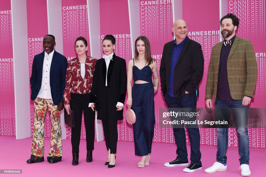 "Aqui En La Tierra" and "Il Cacciatore" Pink Carpet Arrivals - The 1st Cannes International Series Festival