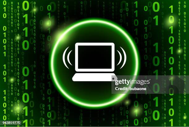 Computer Signal Binary Code Vector Pattern Background High-Res Vector ...