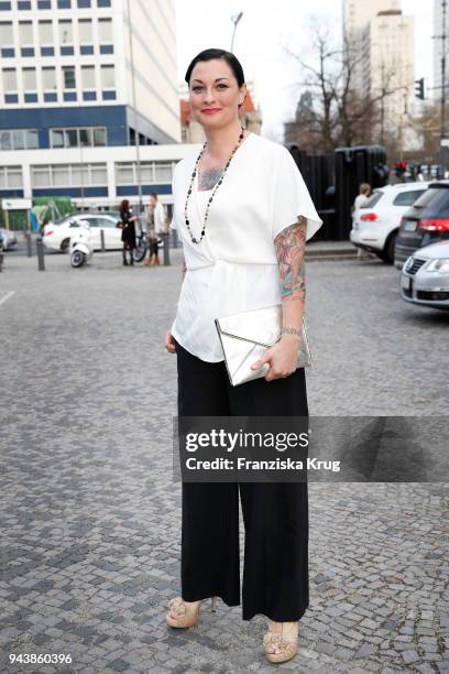 Lina van de Mars attends the Victress Awards gala on April 9, 2018 in Berlin, Germany.