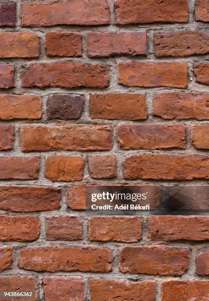 part of a brick wall - tata hungary stock pictures, royalty-free photos & images