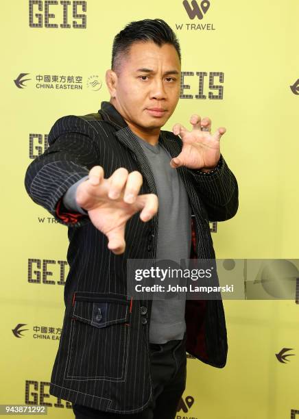 Actor Cung Le attends Global Entertainment Industry Summit at the Manhattan Center on April 9, 2018 in New York City.