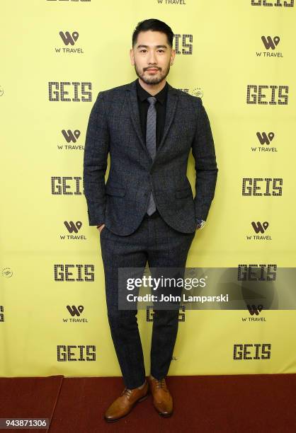 Godfrey Gao attends Global Entertainment Industry Summit at the Manhattan Center on April 9, 2018 in New York City.