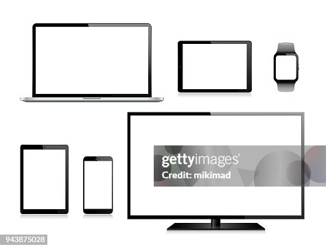 Tablet, telefono cellulare, laptop, TV e Smart Watch Tablet, telefono cellulare, laptop, TV e Smart Watch