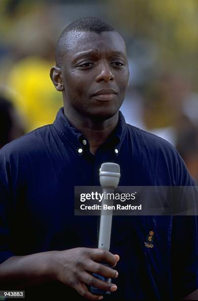 Portrait of BBC Pundit Garth Crooks during the World Cup Qualifier between Jamaica and Mexico at the National Stadium in Kingston, Jamaica. \...