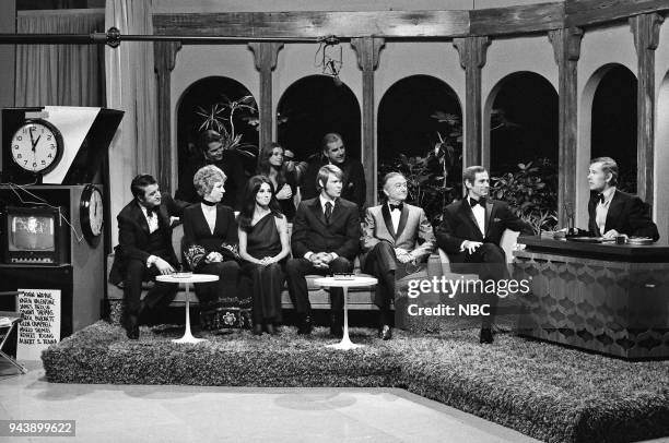 Episode -- Pictured: James Brolin, Karen Valentine, Ed McMahon, Danny Thomas, Carol Burnett, Marlo Thomas, Glen Campbell, Robert Young, Albert S....