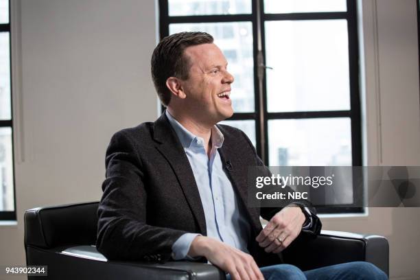 Pictured: Willie Geist on April 8, 2018 --