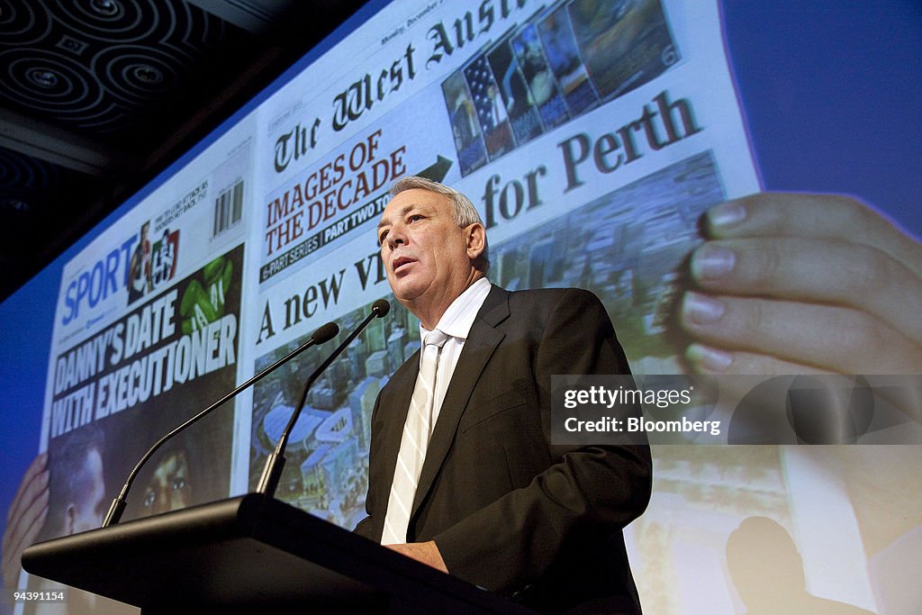 Woolworths Ltd. CEO Michael Luscombe Speaks At Business Breakfast