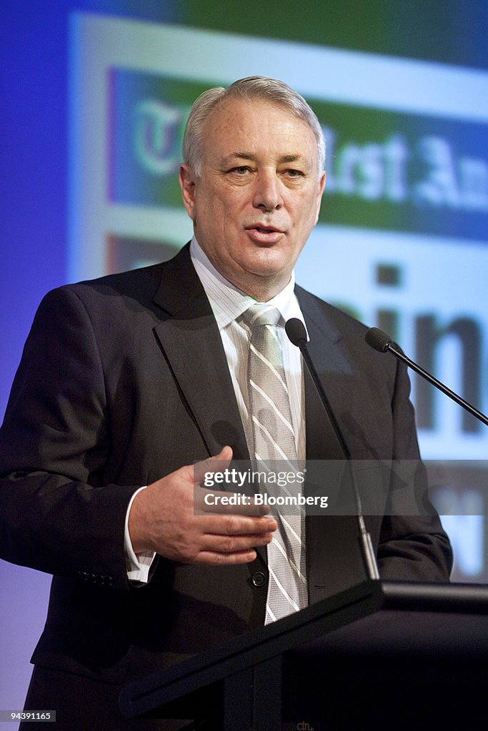 Woolworths Ltd. CEO Michael Luscombe Speaks At Business Breakfast