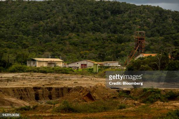 Gold processing facility owned by state gold processor Minerven stands in El Callao, Bolivar State, Venezuela, on Tuesday, Feb. 27, 2018. The...