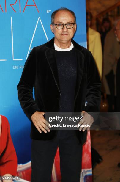 Director Pappi Corsicato attends 'Maria by Callas: In Her Own Words' preview at Teatro Dell'Opera Di Roma on April 9, 2018 in Rome, Italy.
