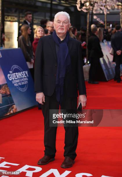 Kevin Hood attends 'The Guernsey Literary And Potato Peel Pie Society' World Premiere at The Curzon Mayfair on April 9, 2018 in London, England.