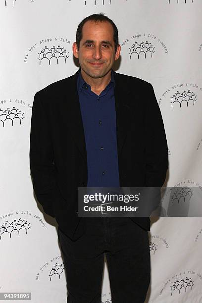 Actor Peter Jacobson attends the New York Stage and Film's annual gala at The Plaza Hotel on December 13, 2009 in New York City.