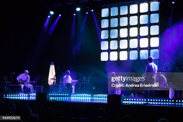 Achim Reichel performs live on stage during a concert at Admiralspalast on April 09, 2018 in Berlin, Germany.