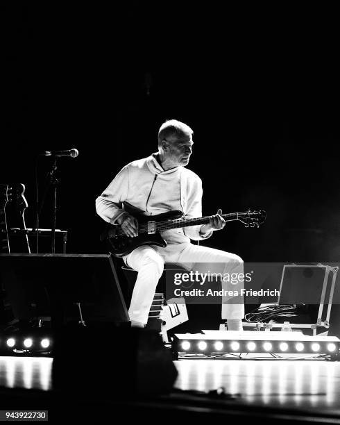 Achim Reichel performs live on stage during a concert at Admiralspalast on April 09, 2018 in Berlin, Germany.