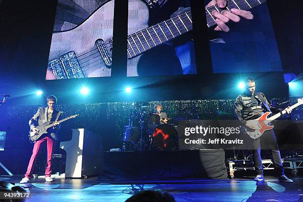 Muse performs at KROQ's Almost Acoustic Christmas 2009 - Day 2 on December 13, 2009 in Studio City, California.